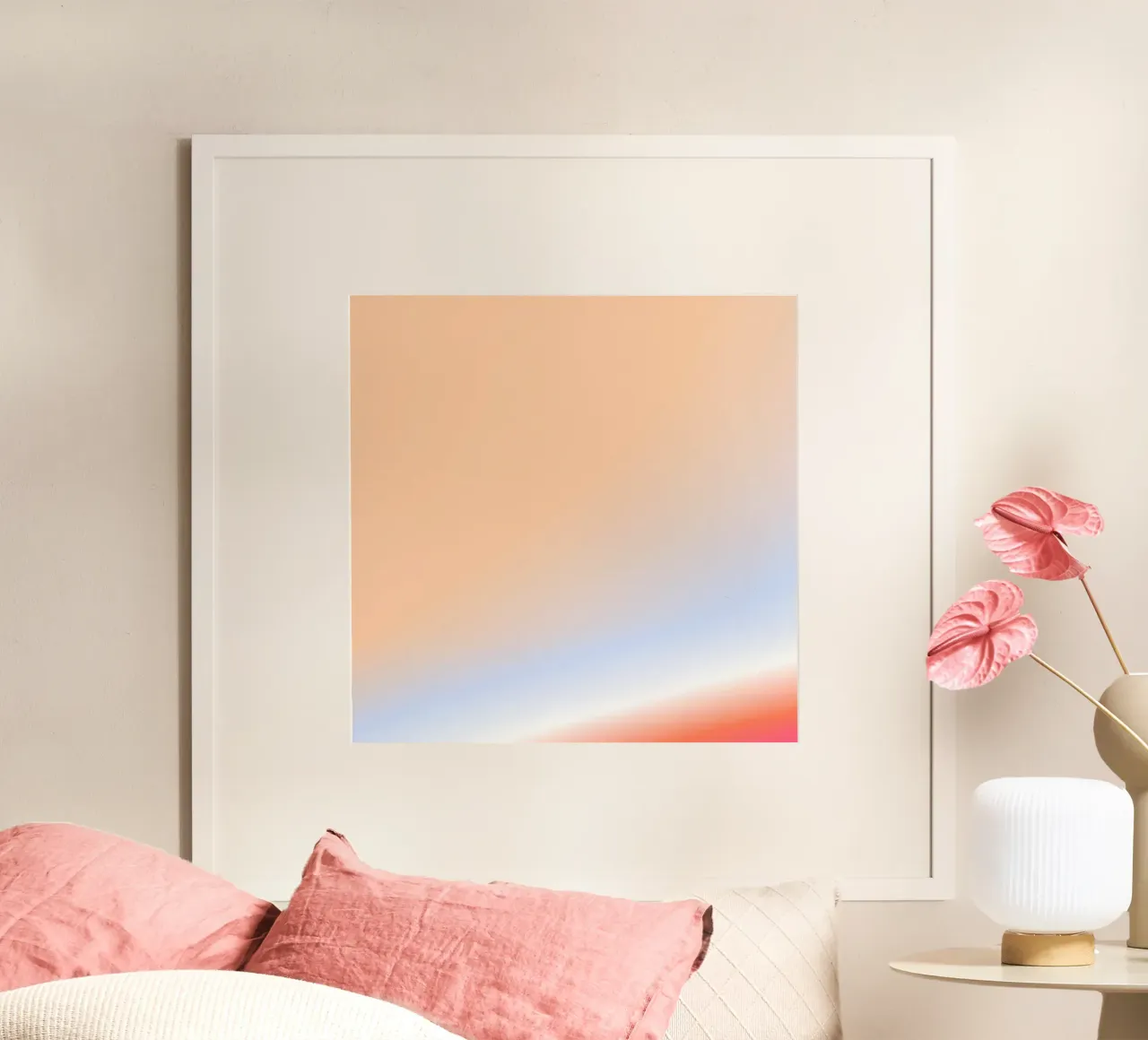 PEARLS poster con telaio in legno da ÂME LIBRE STUDIO