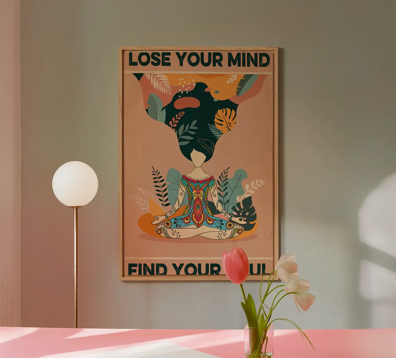 Verliere deinen Verstand Finde deine Seele Frauen Yoga Forex-Platte von Aaronshop