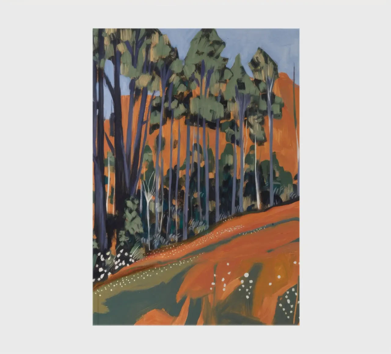 Burnt Hillside March notebook by Solestice Strokes
