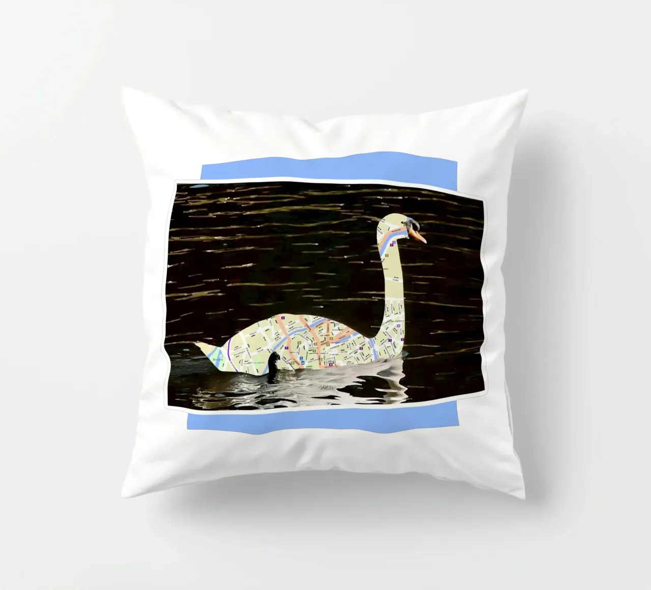 Swans of Bruges cuscino da fortrart