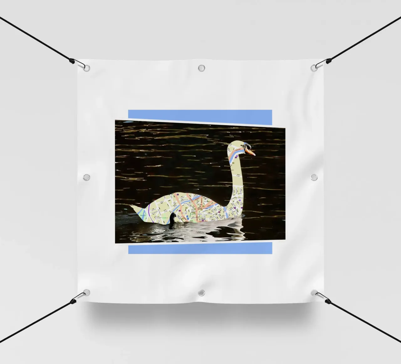 Swans of Bruges telo in pvc da fortrart
