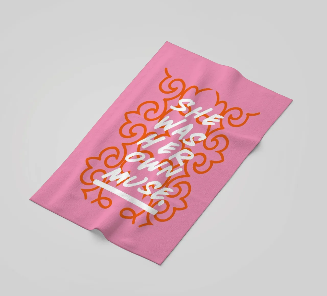 Her own Muse beach towel by Mariery Young