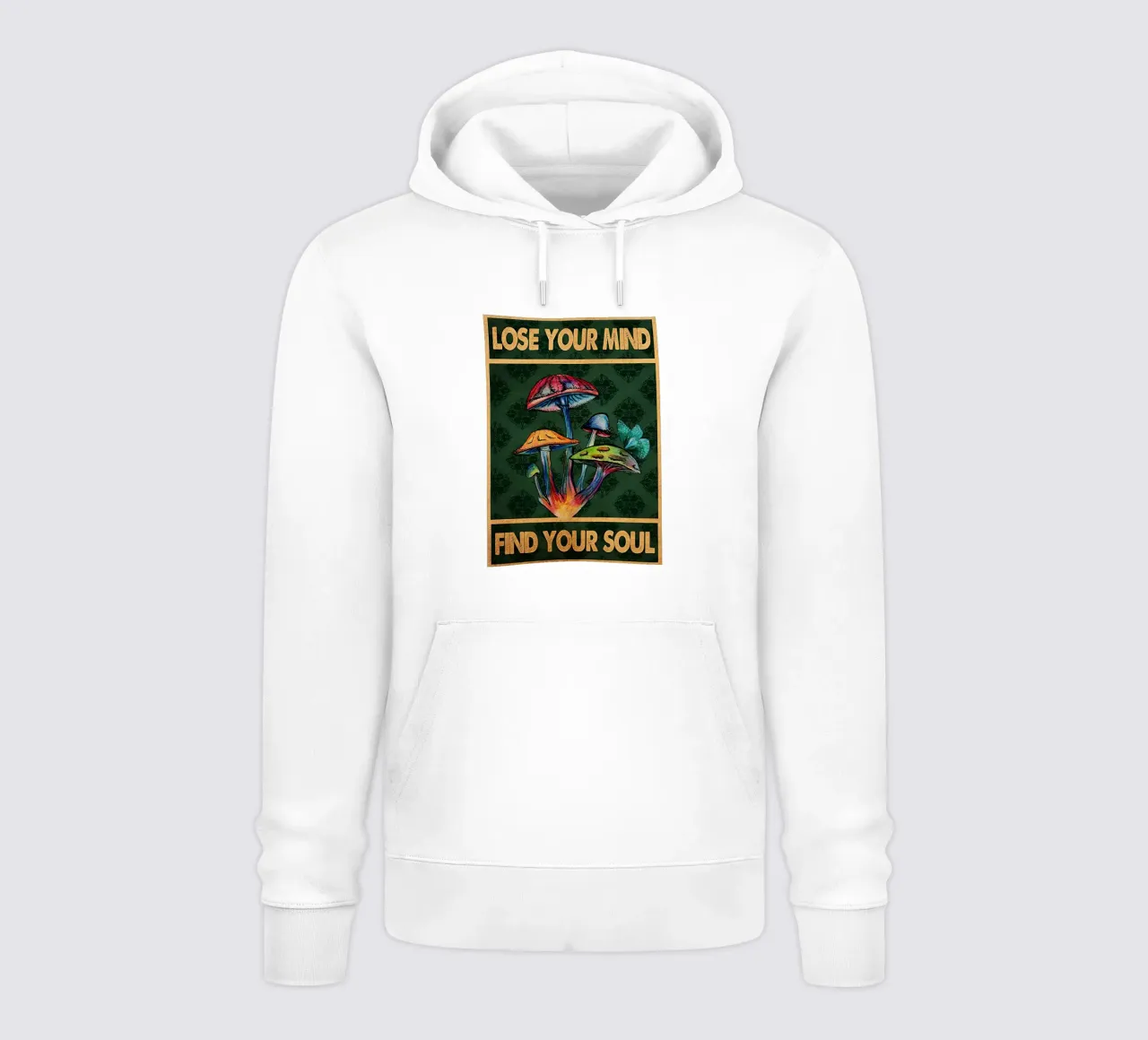 Funghi Perdere la mente Trovare l'anima felpa con cappuccio da Aaronshop
