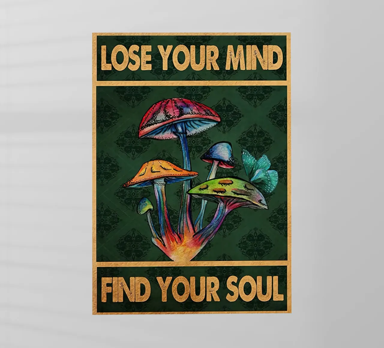 Funghi Perdere la mente Trovare l'anima pellicola backlit da Aaronshop