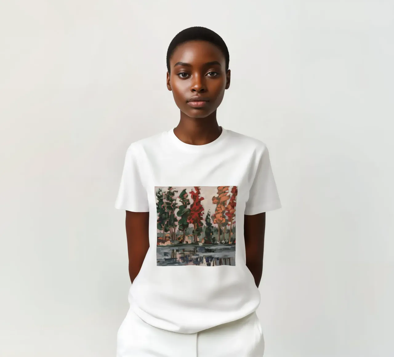Raduno autunnale dello stagno t-shirt da Solestice Strokes