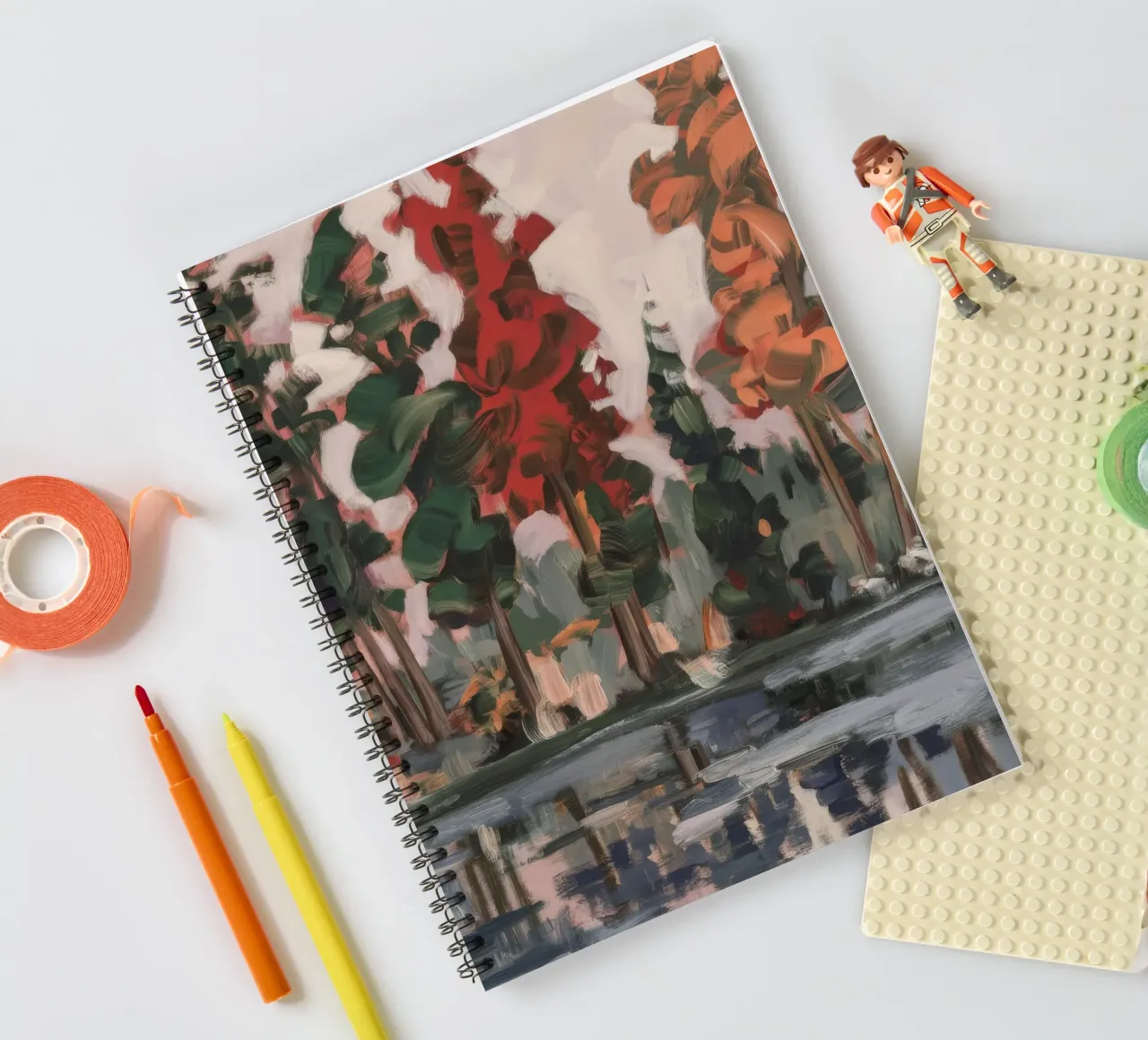 Herbstliche Teichbesprechung Ringbuch von Solestice Strokes