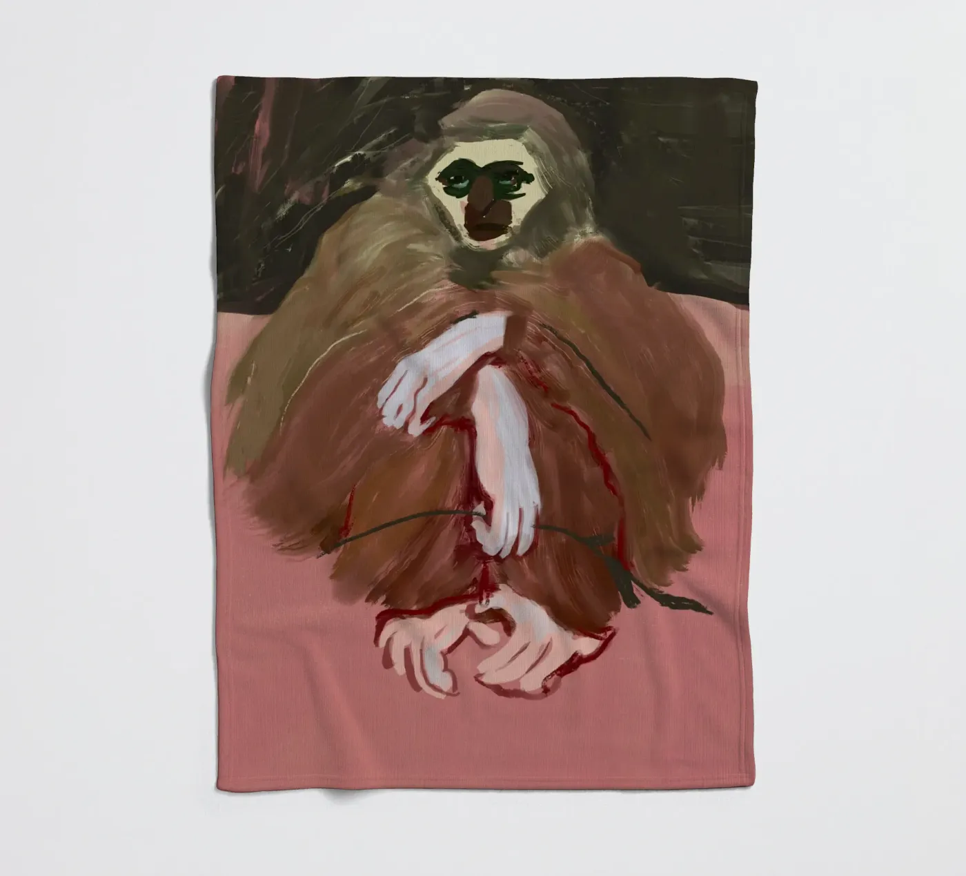 Zoo visit - Monkey Fleecedecke von Little Dean