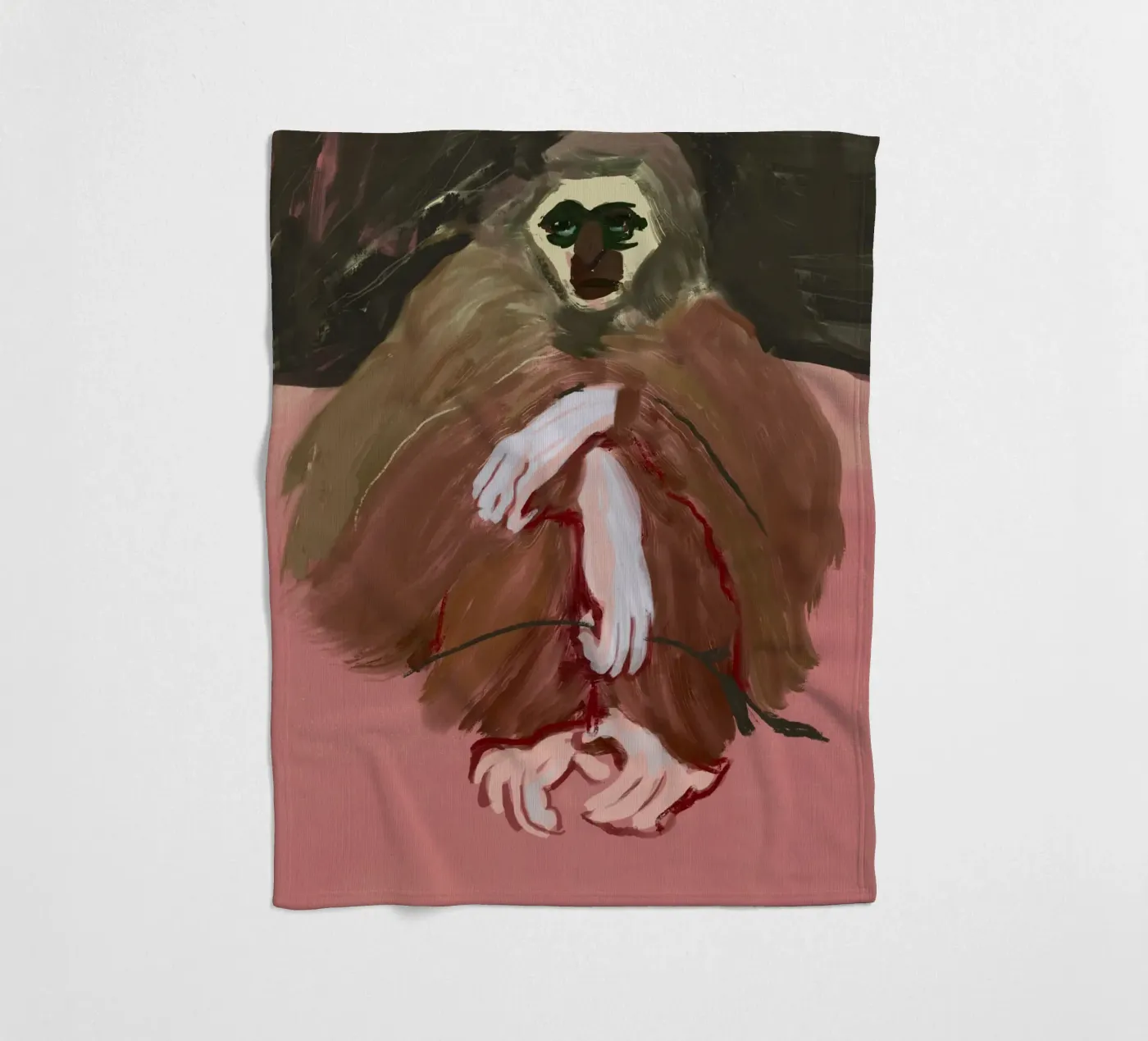 Zoo visit - Monkey Fleecedecke von Little Dean