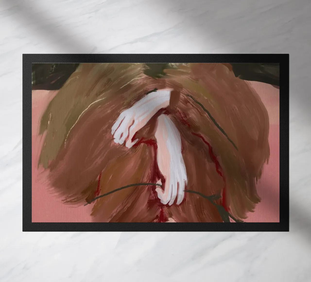 Dierentuin bezoek - Aap deurmat van Little Dean