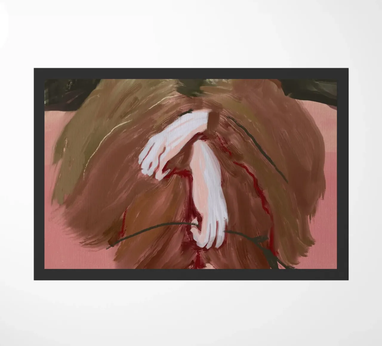 Dierentuin bezoek - Aap deurmat van Little Dean