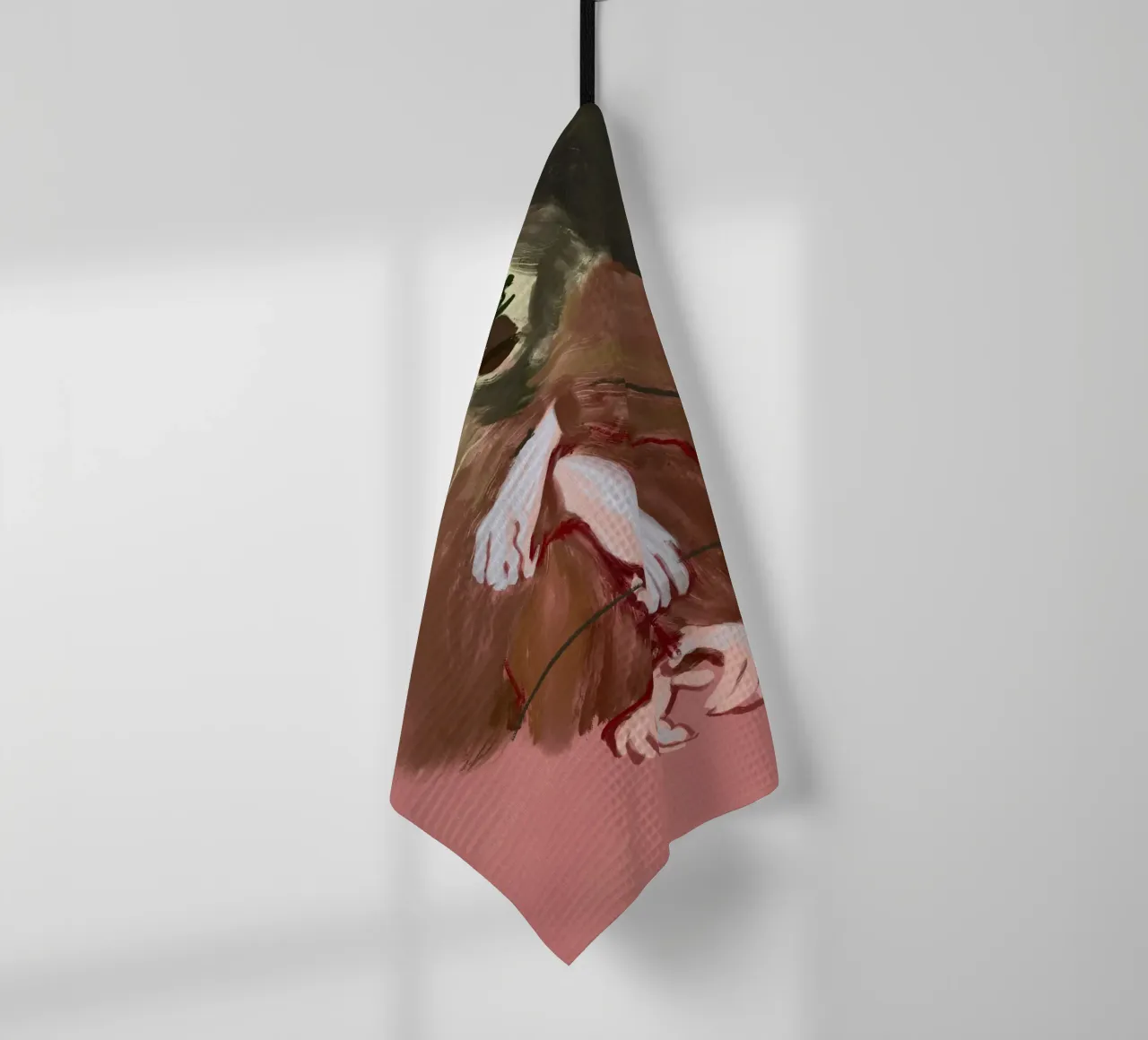 Zoo visit - Monkey tea towel by Little Dean