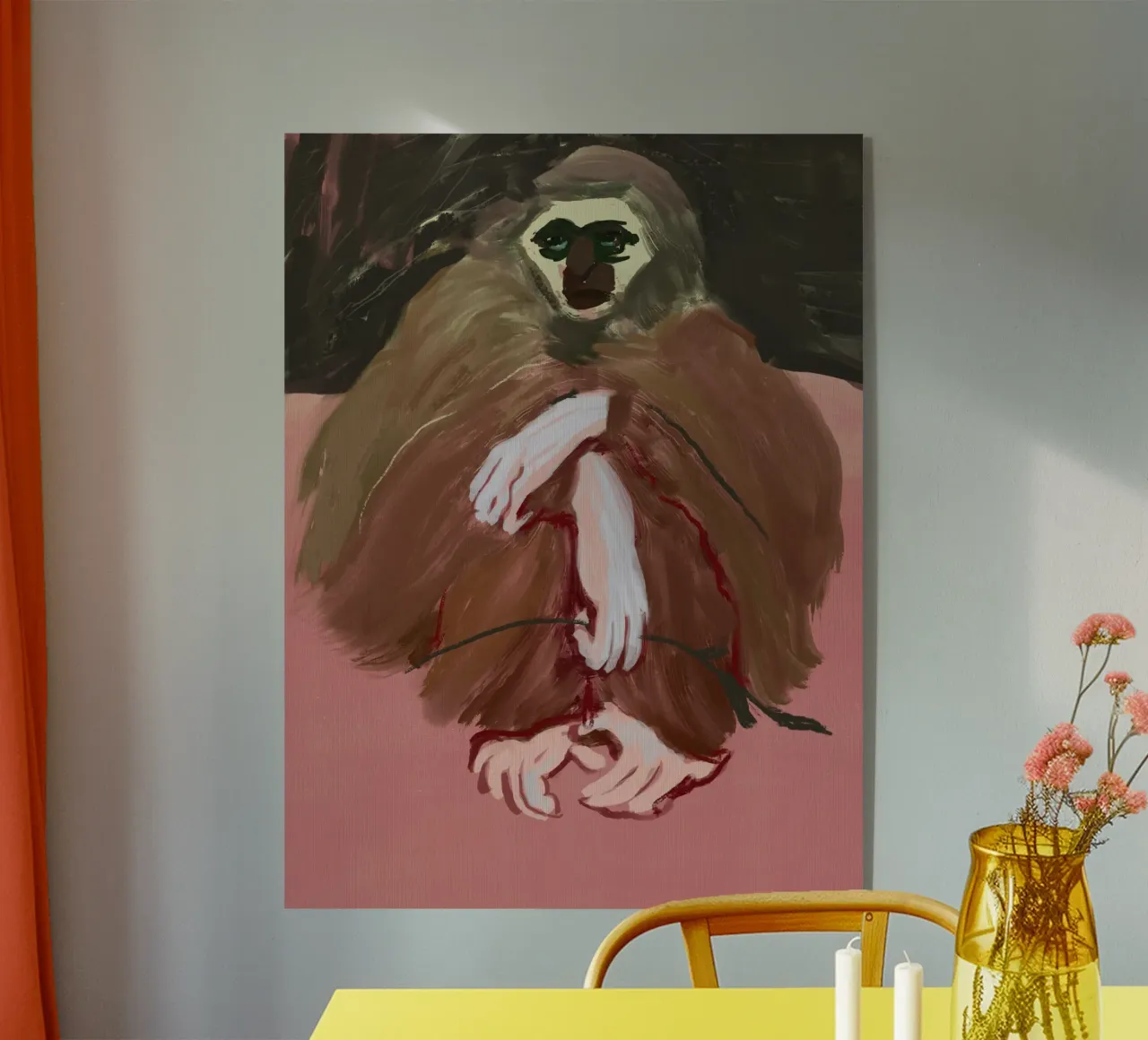 Zoo visit - Monkey acrylic glass by Little Dean