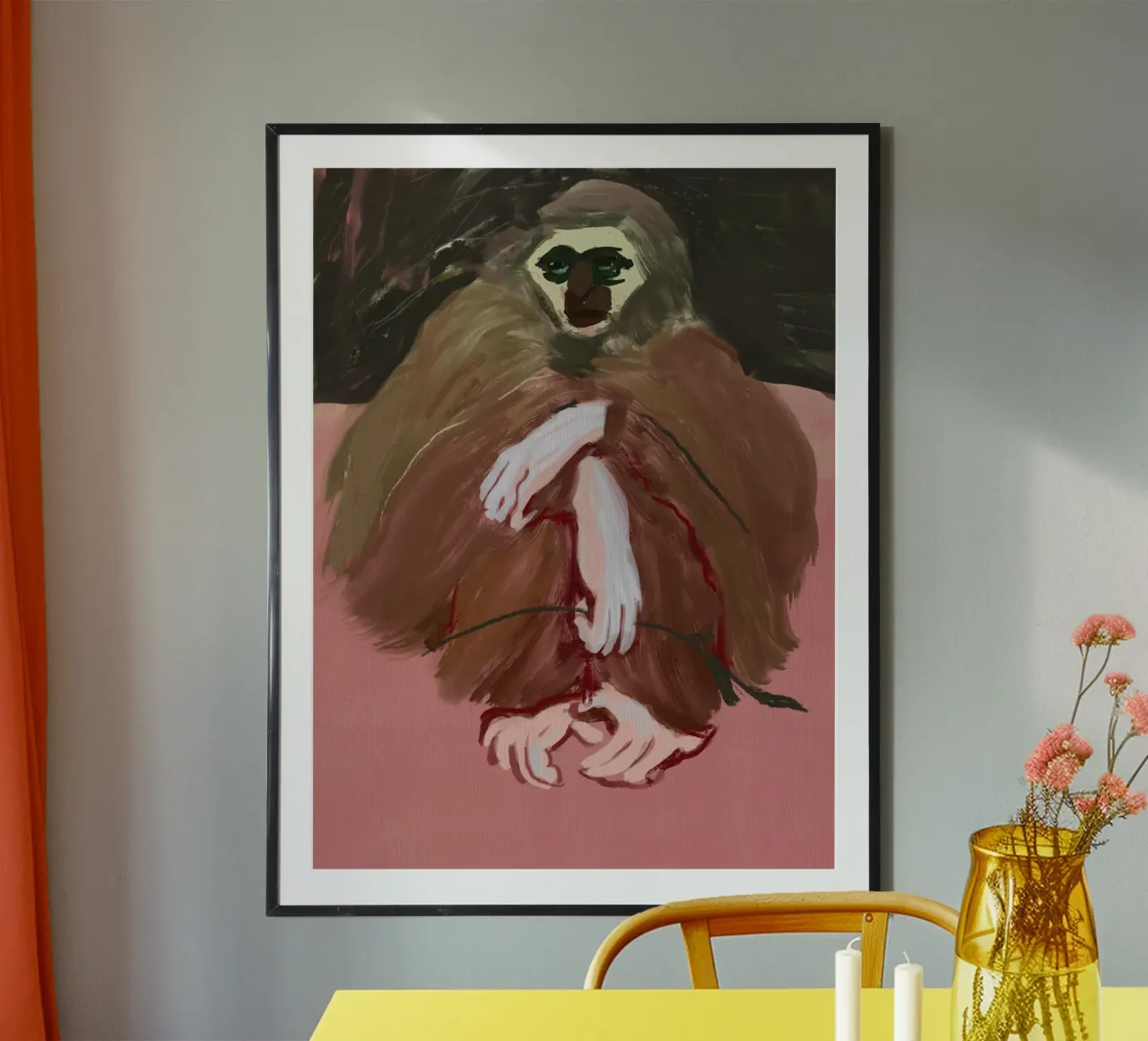 Zoo visit - Monkey poster by Little Dean