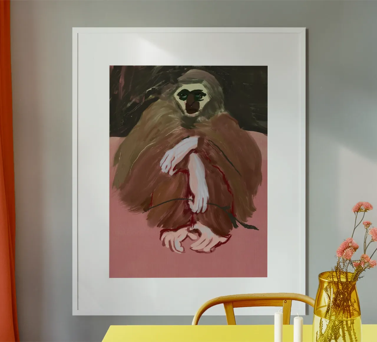 Zoo visit - Monkey poster by Little Dean