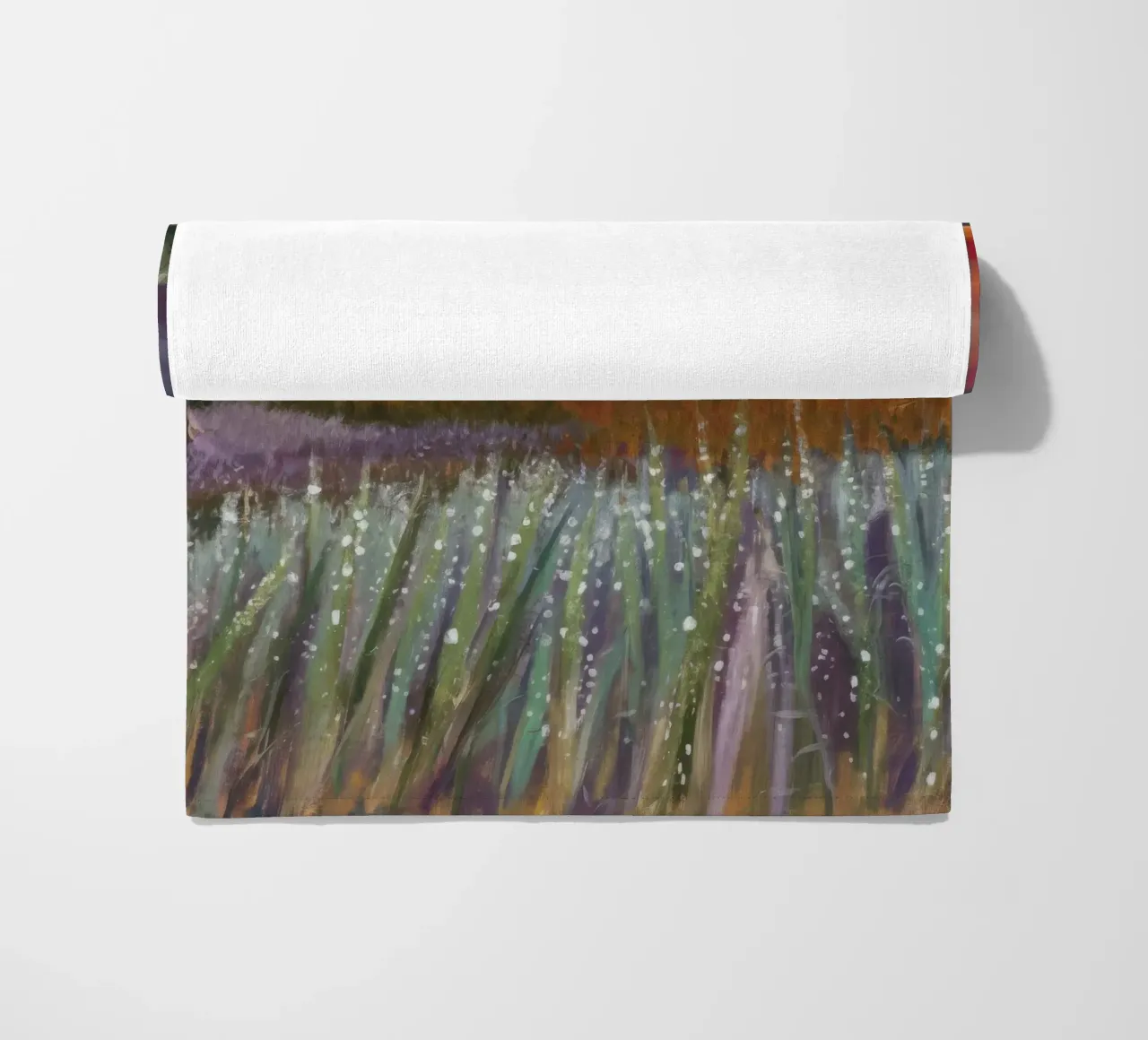 Orizzonte di fuoco alla lavanda telo mare da Solestice Strokes