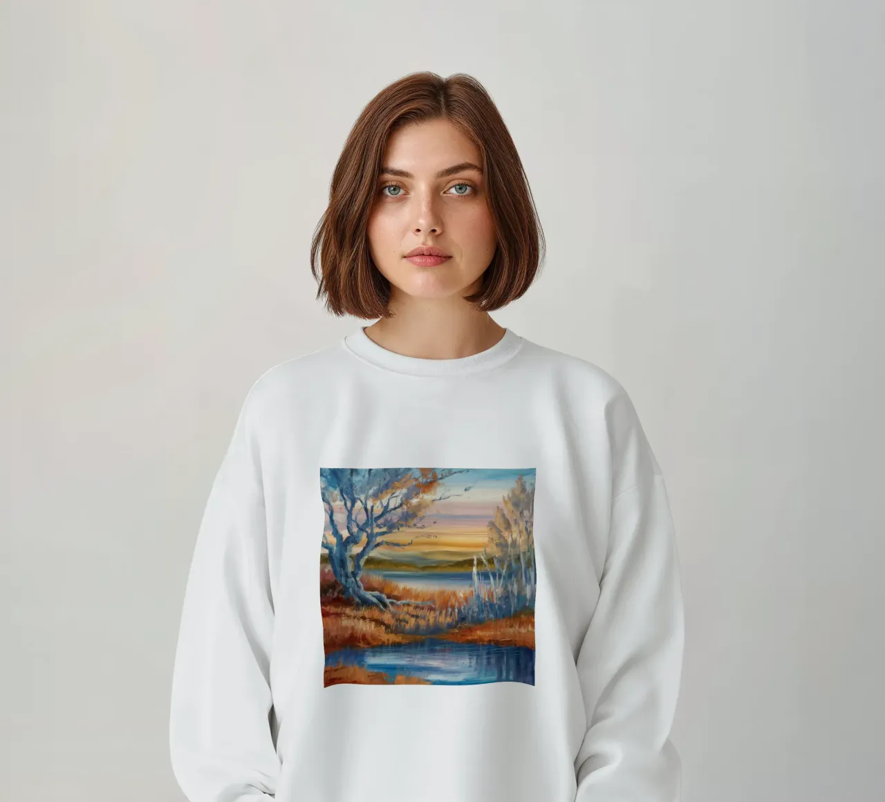 Ansa del fiume Twilight felpa da Solestice Strokes