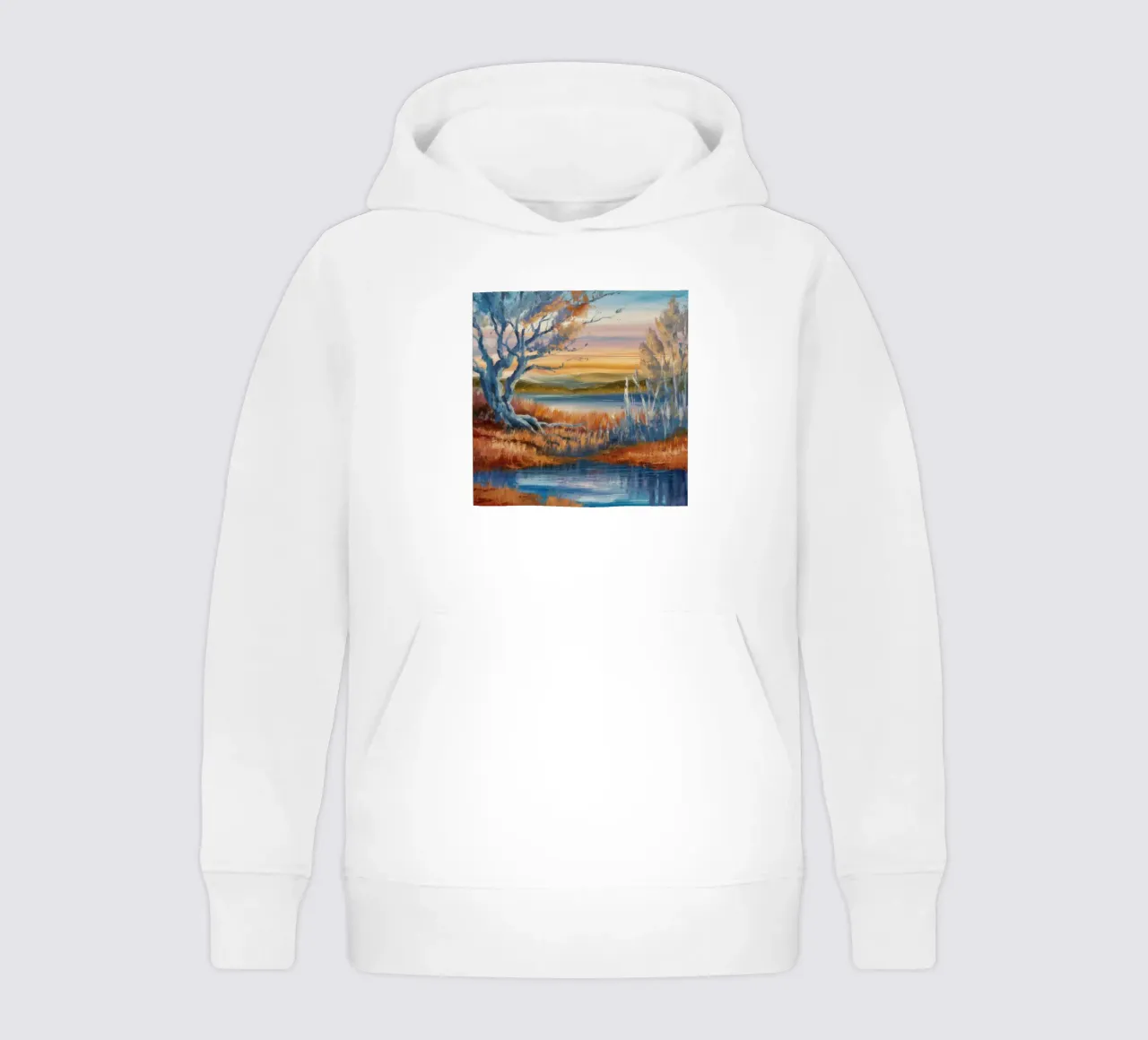 Ansa del fiume Twilight felpa bambino con cappuccio da Solestice Strokes