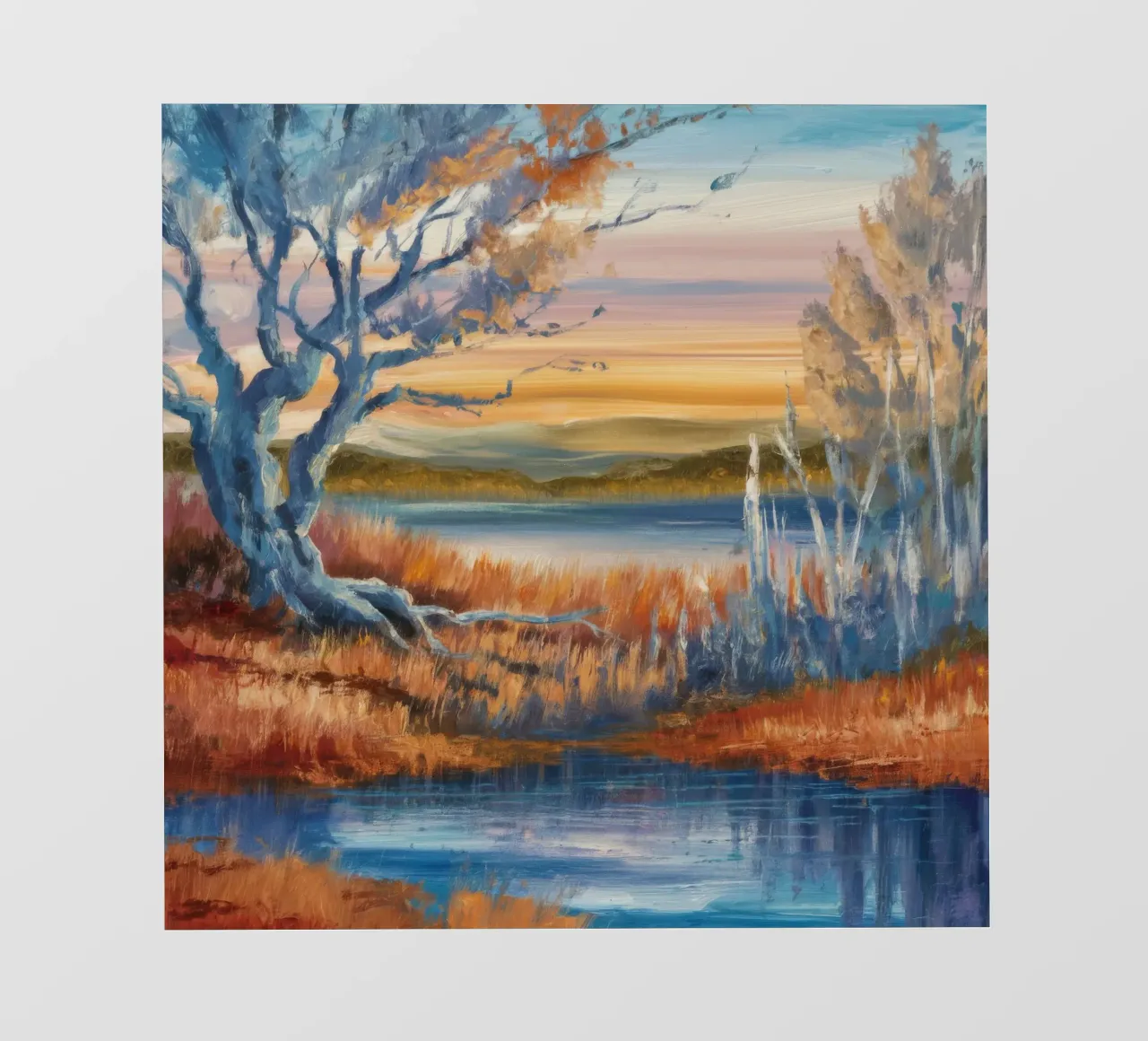 Ansa del fiume Twilight pellicola backlit da Solestice Strokes