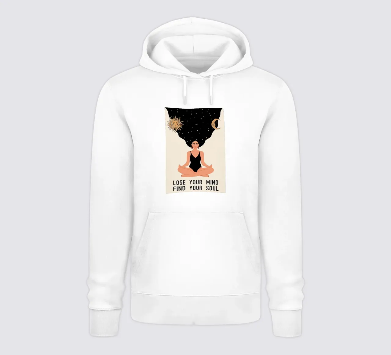 Meditating Girl Lose Your Mind, Find Your Soul hoodie by Aaronshop
