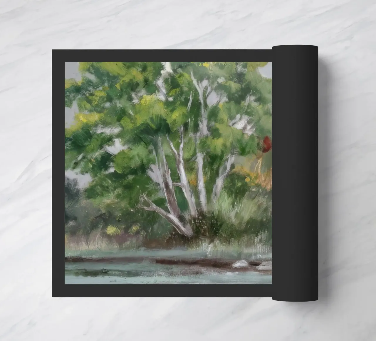 Alberi che sussurrano Calma zerbino da Solestice Strokes