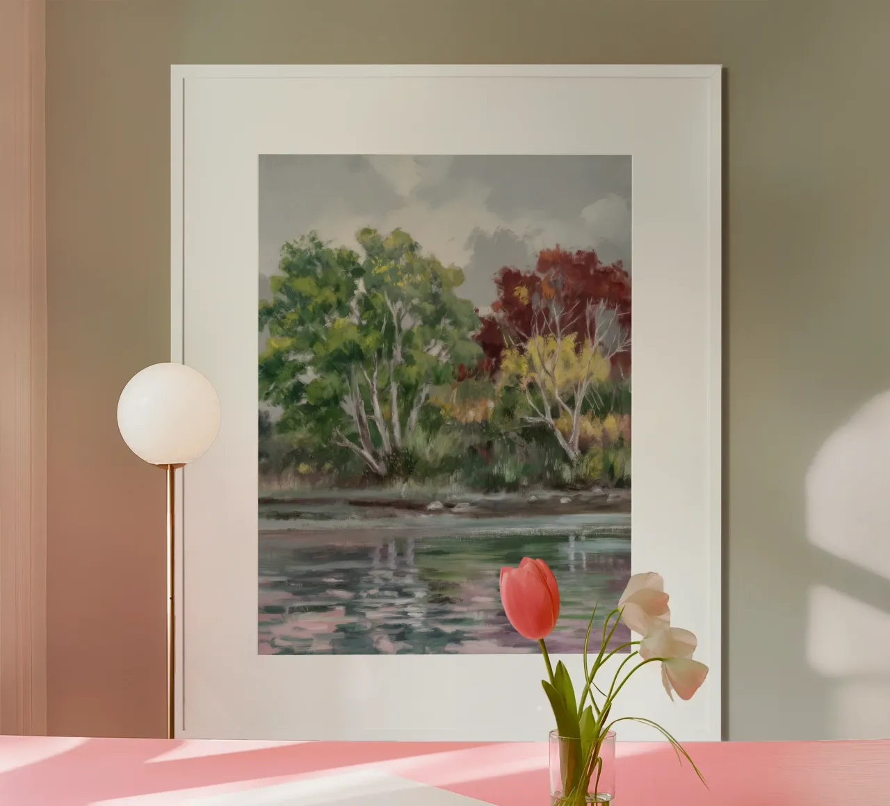 Alberi che sussurrano Calma poster da Solestice Strokes