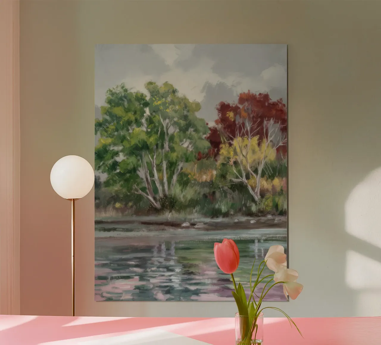 Alberi che sussurrano Calma poster da Solestice Strokes