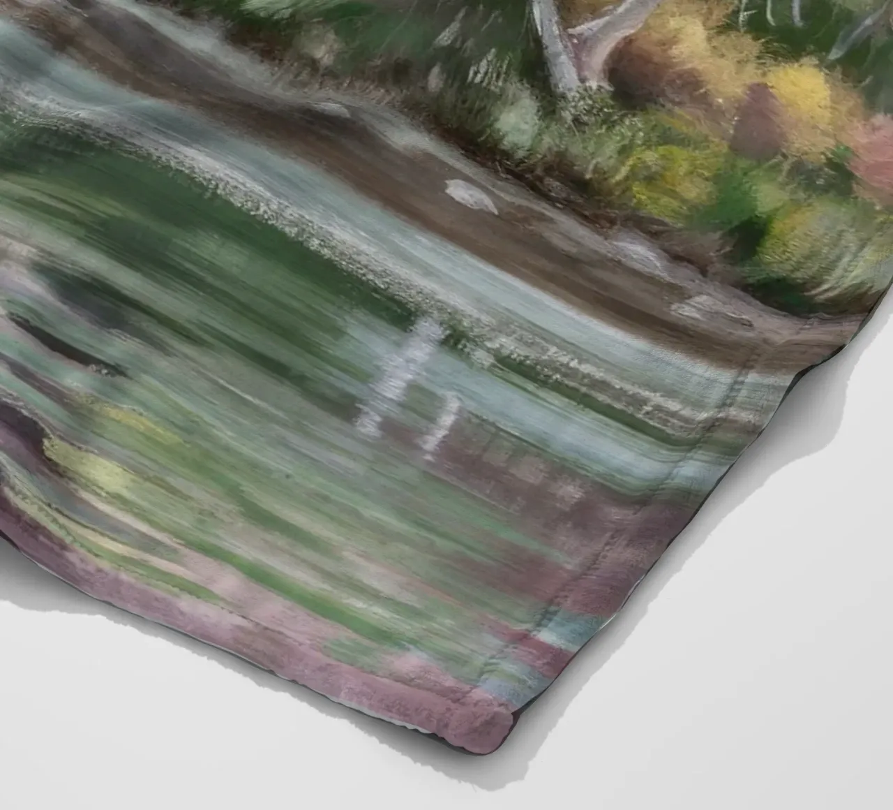 Alberi che sussurrano Calma coperta in pile da Solestice Strokes