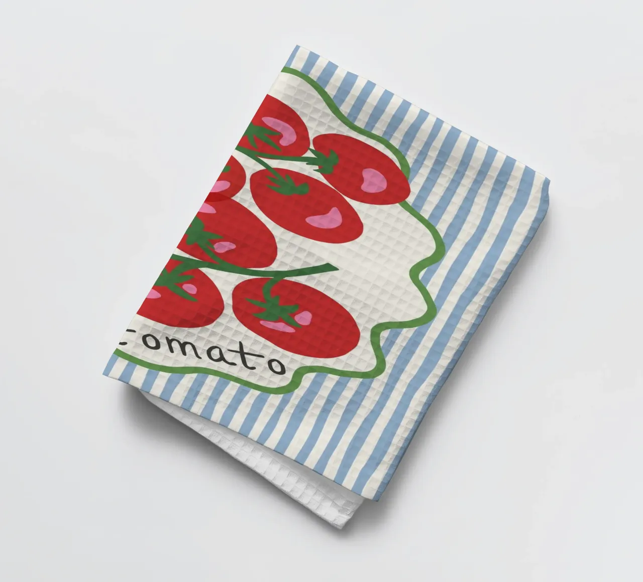 Tomatoes - graphic Italian summer vibes Geschirrtuch von Vivdesign