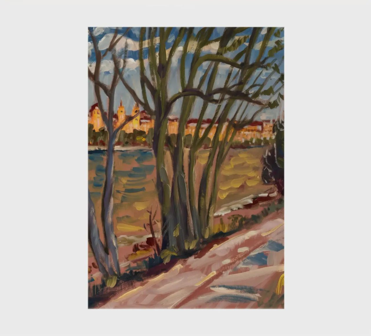 Path To Warmth notebook by Solestice Strokes