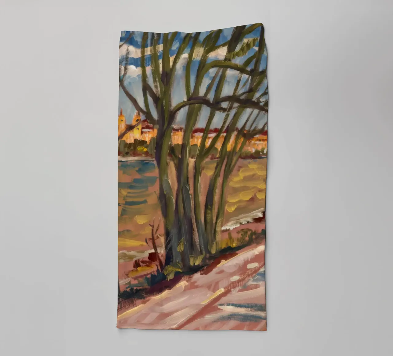 Path To Warmth towel by Solestice Strokes
