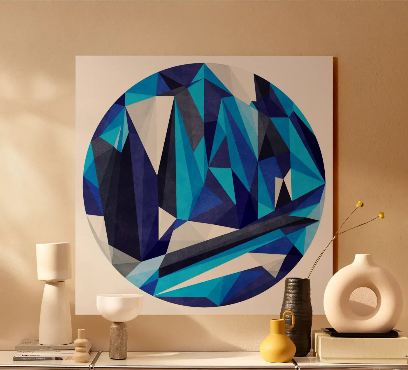 Blue Something plexiglass da Abstract Joy