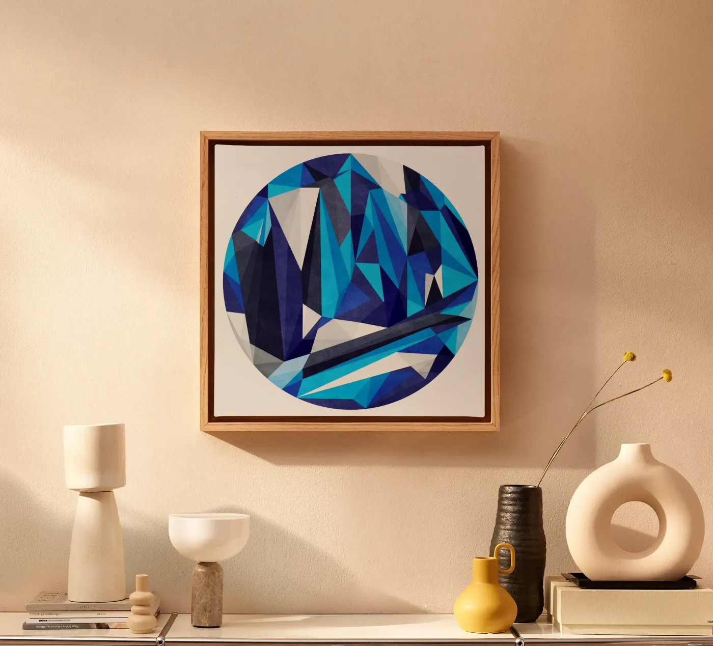 Blue Something tela da Abstract Joy