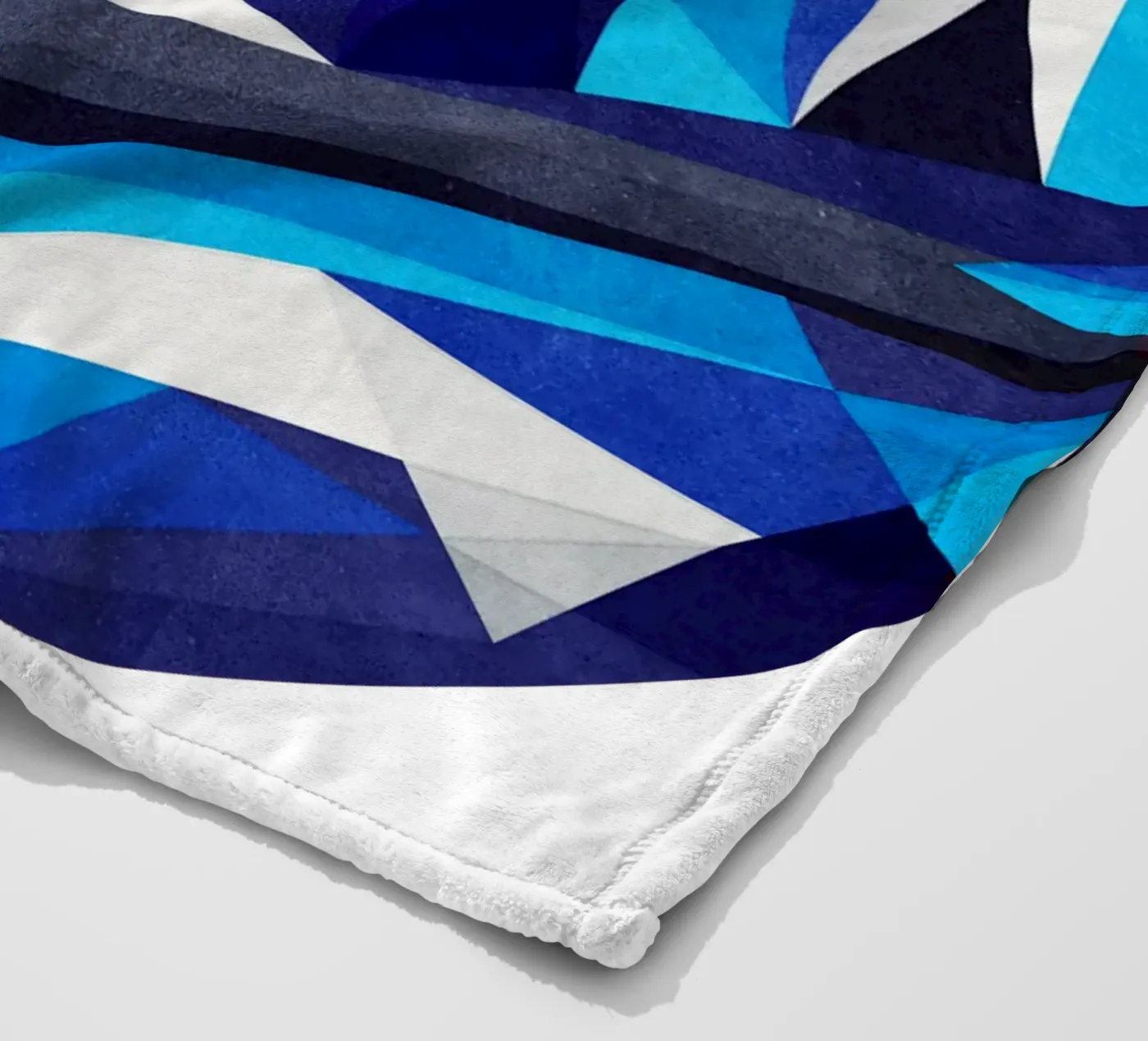 Blue Something fleecedeken van Abstract Joy