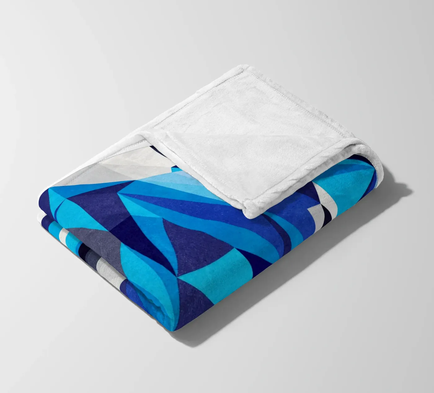 Blue Something fleecedeken van Abstract Joy