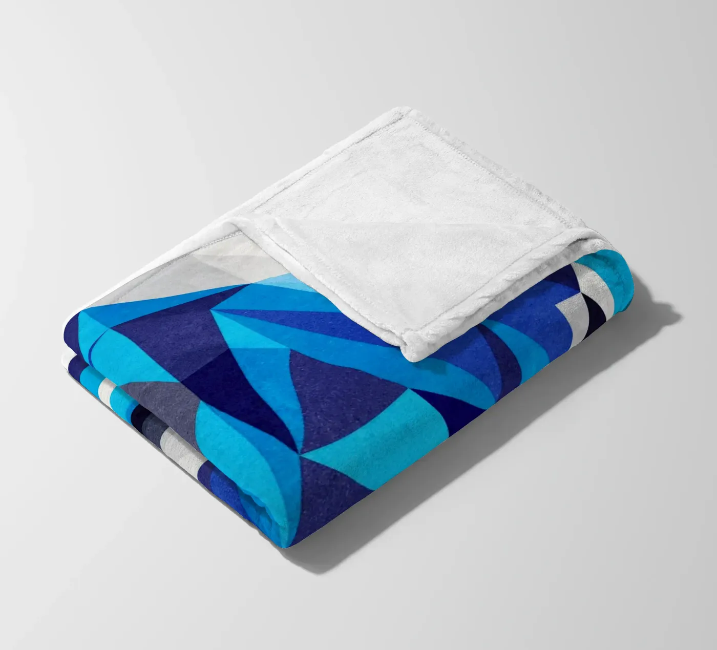 Blue Something fleecedeken van Abstract Joy