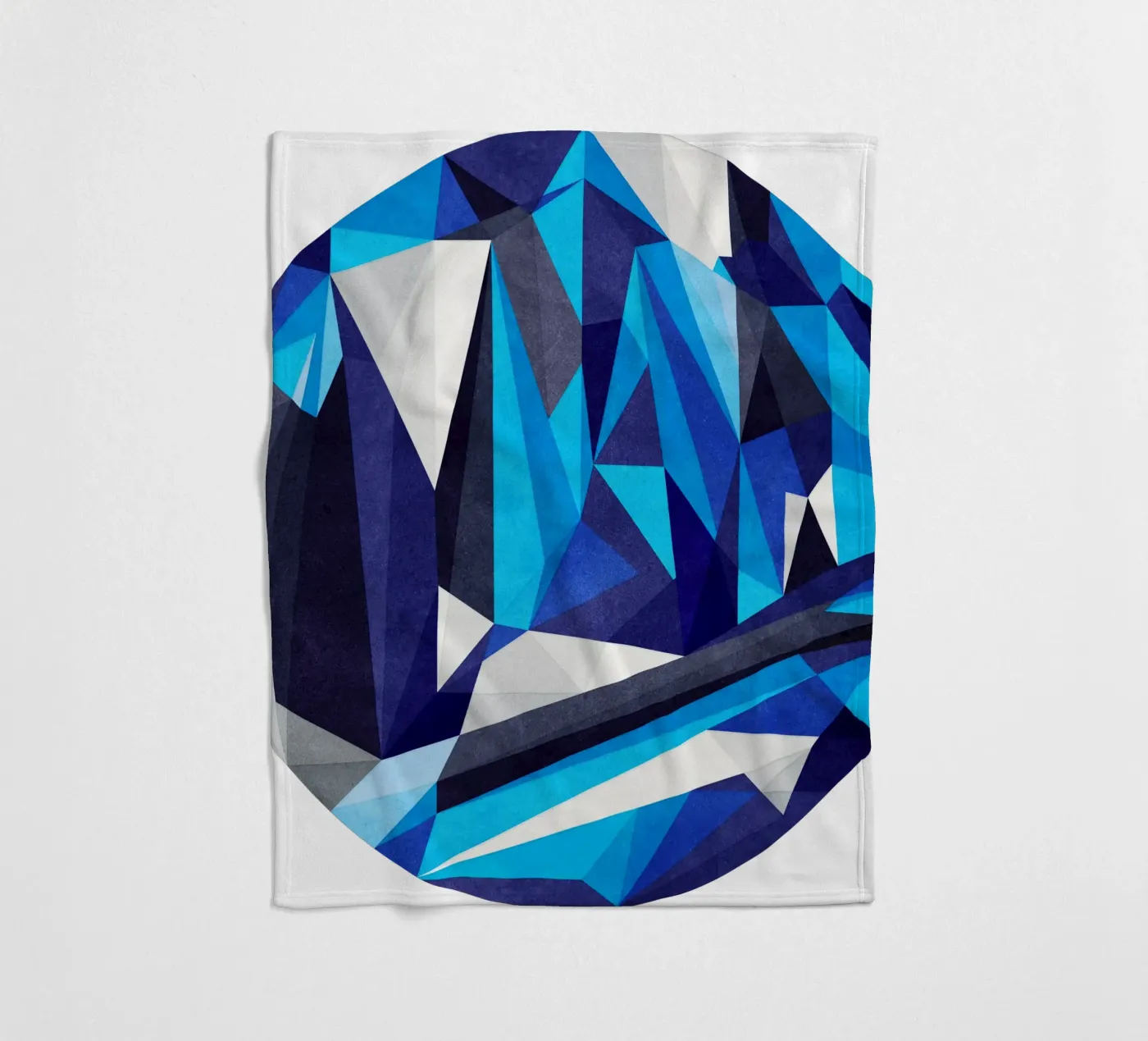 Blue Something fleecedeken van Abstract Joy