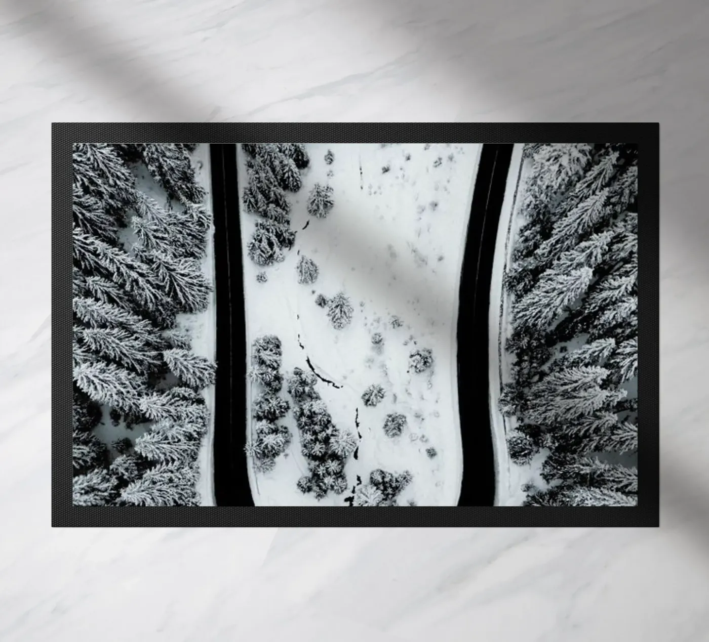 Looping Back doormat by METROPOLIS