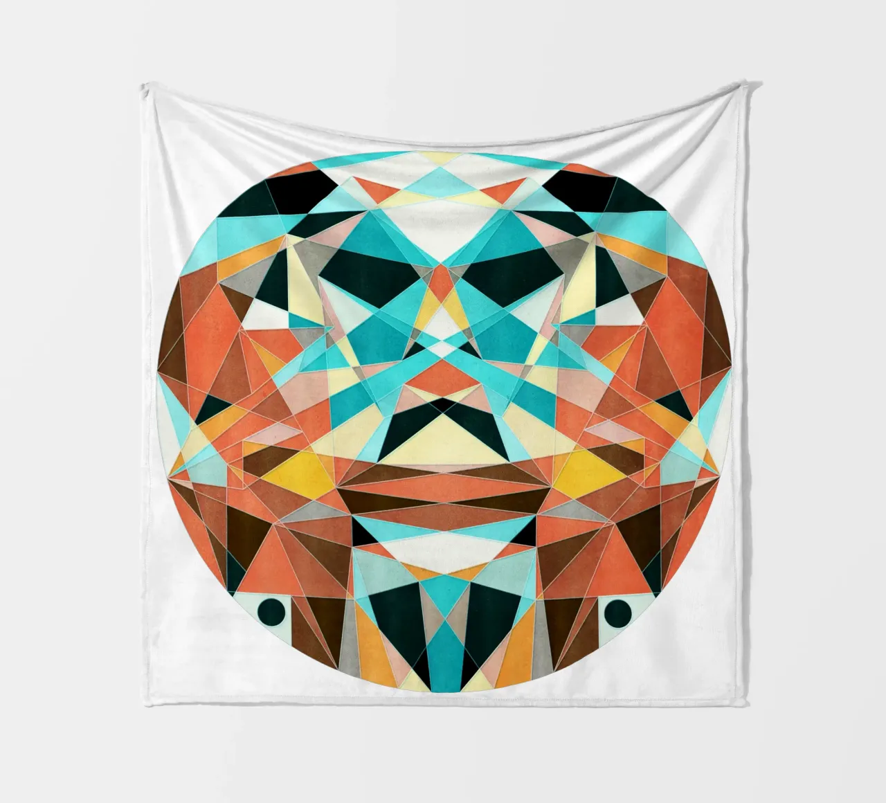 Optimisme fleecedeken van Poetry Geometry