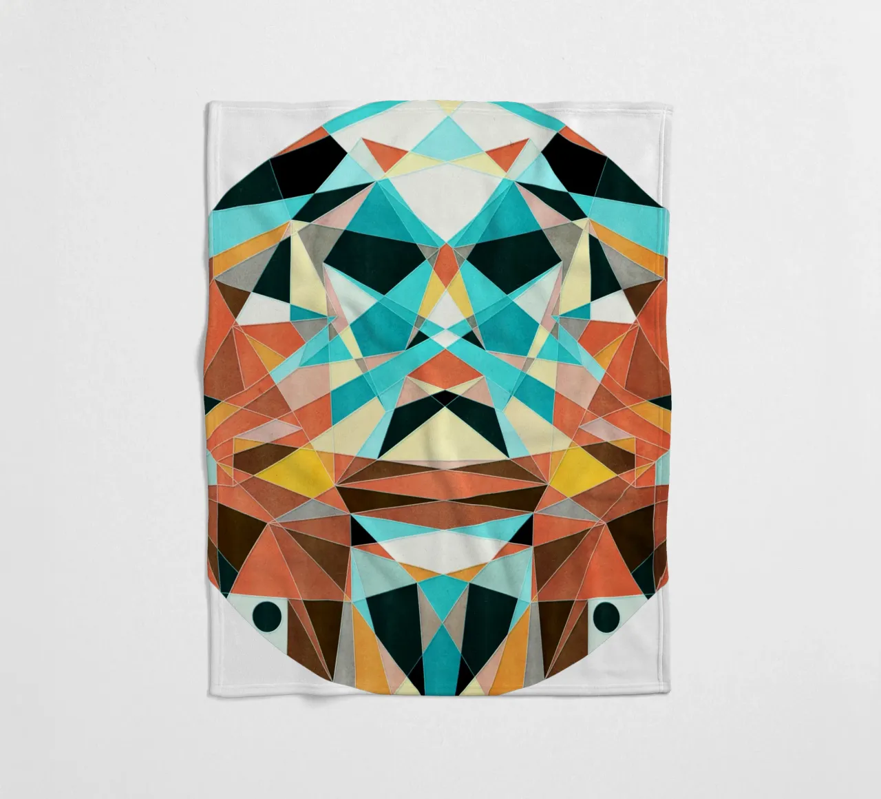 Optimisme fleecedeken van Poetry Geometry