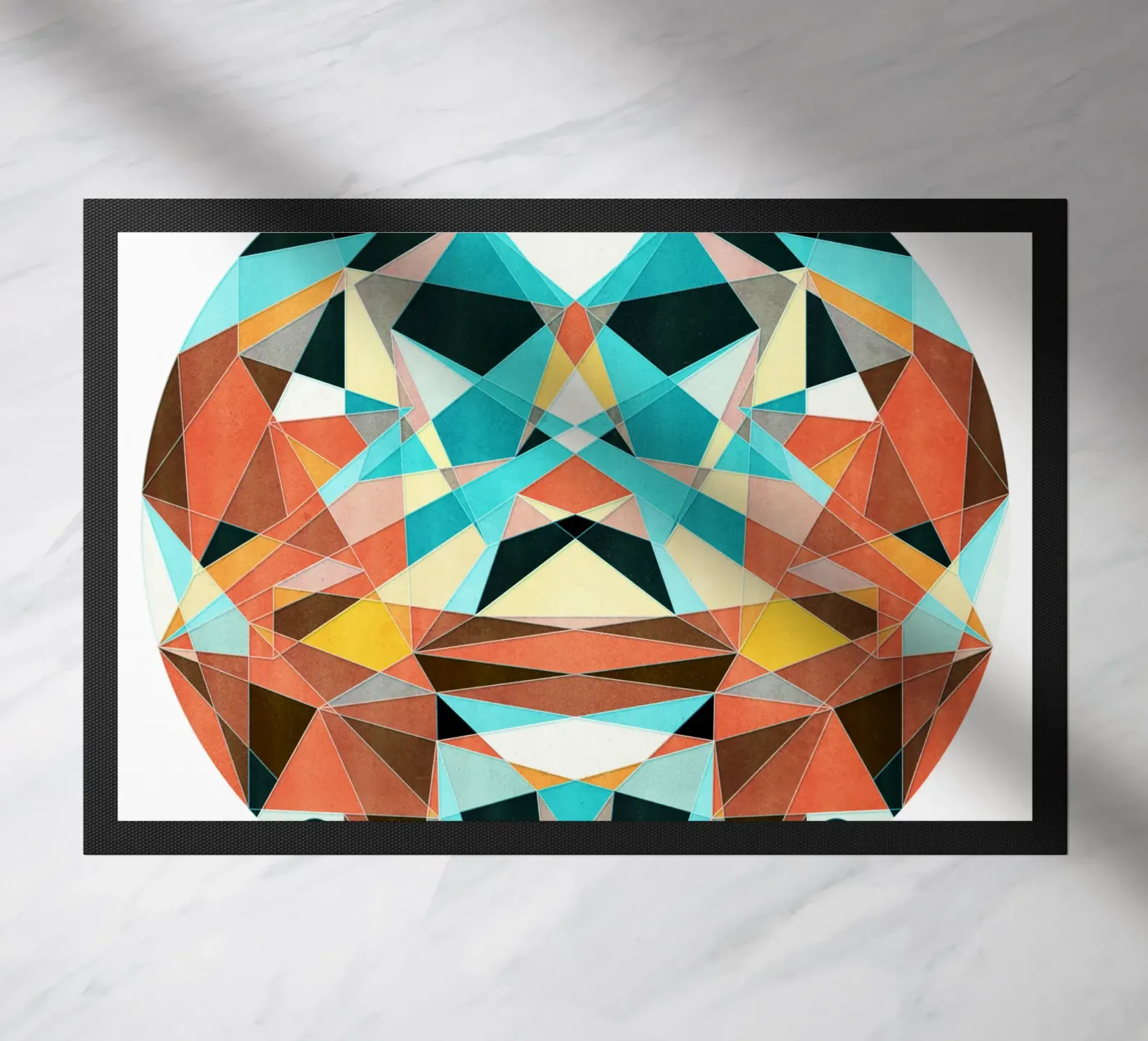 Optimism doormat by Abstract Joy