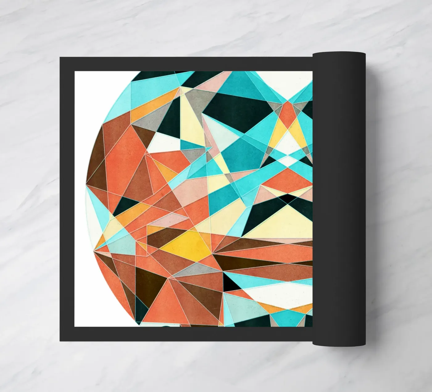 Optimism doormat by Abstract Joy