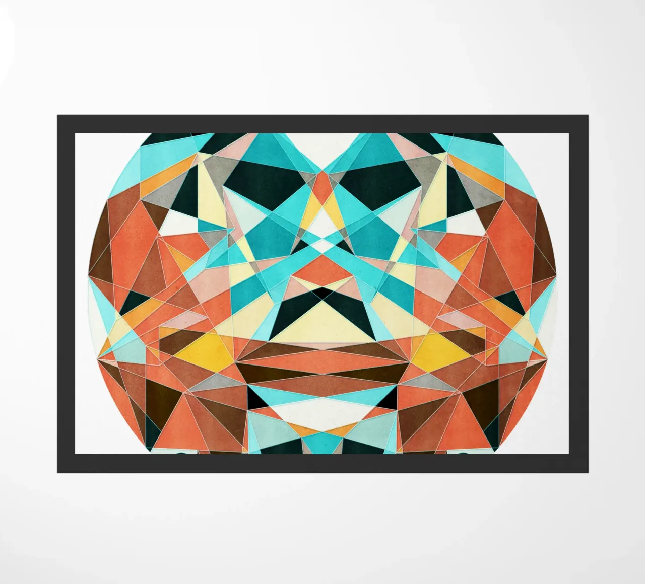 Optimism doormat by Poetry Geometry