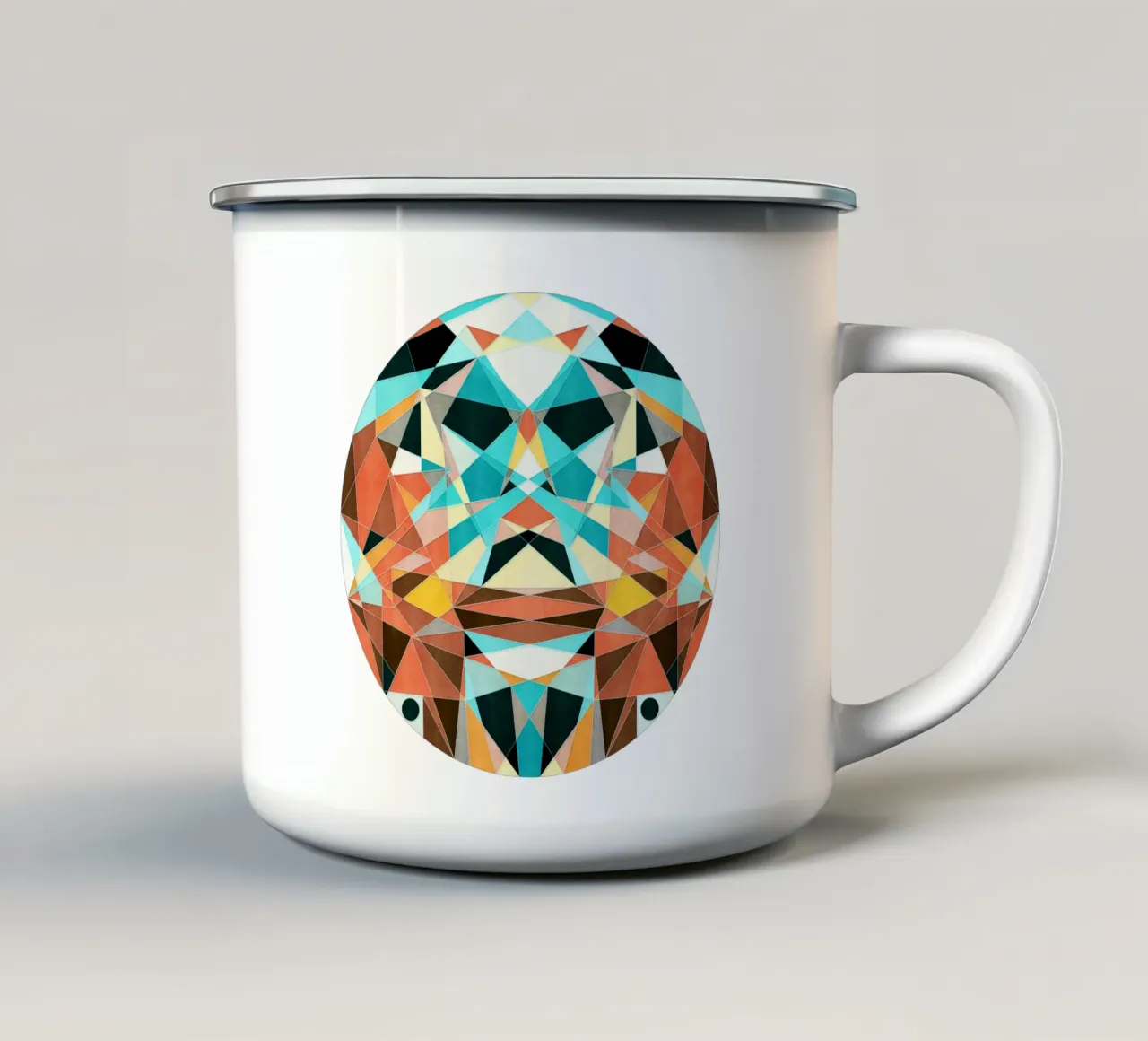 Ottimismo tazza in smalto da Circle Love
