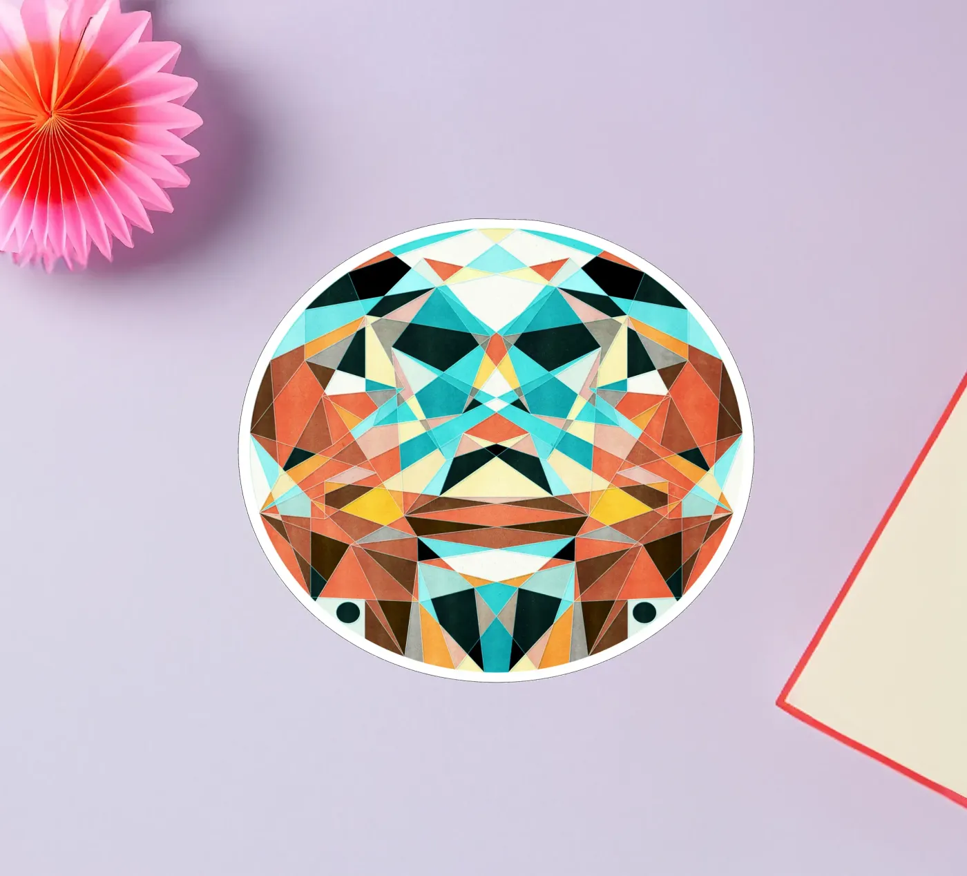 Optimisme sticker van Lines Inside