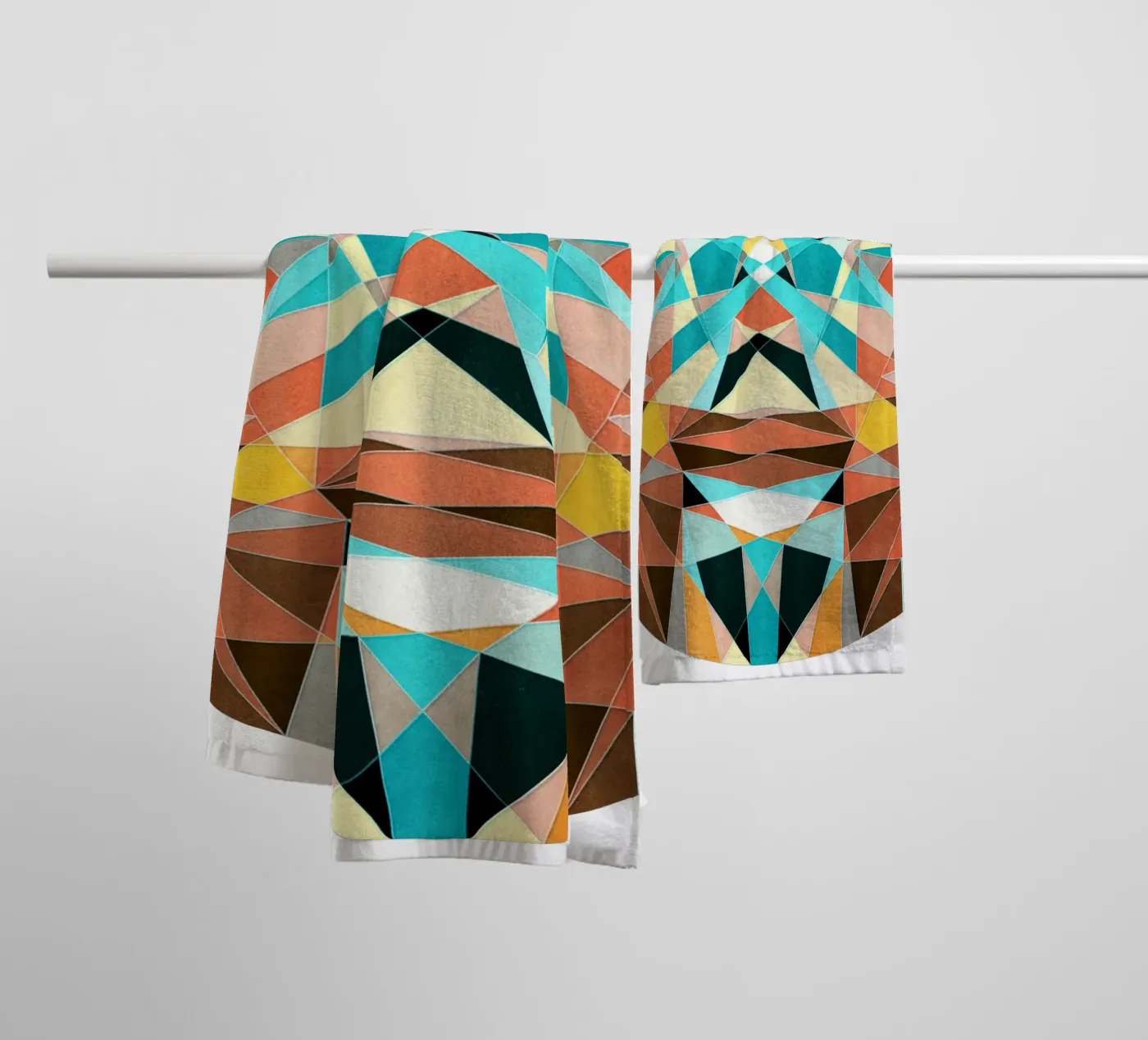 Optimisme badhanddoek van Abstract Joy