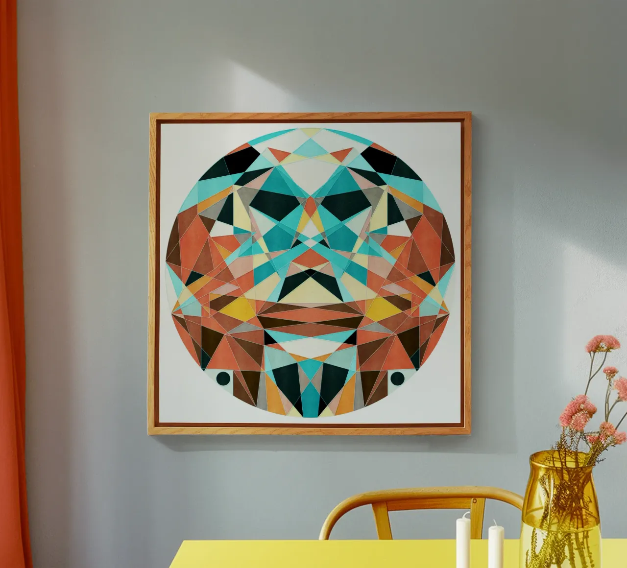 Optimisme plexiglas de Poetry Geometry