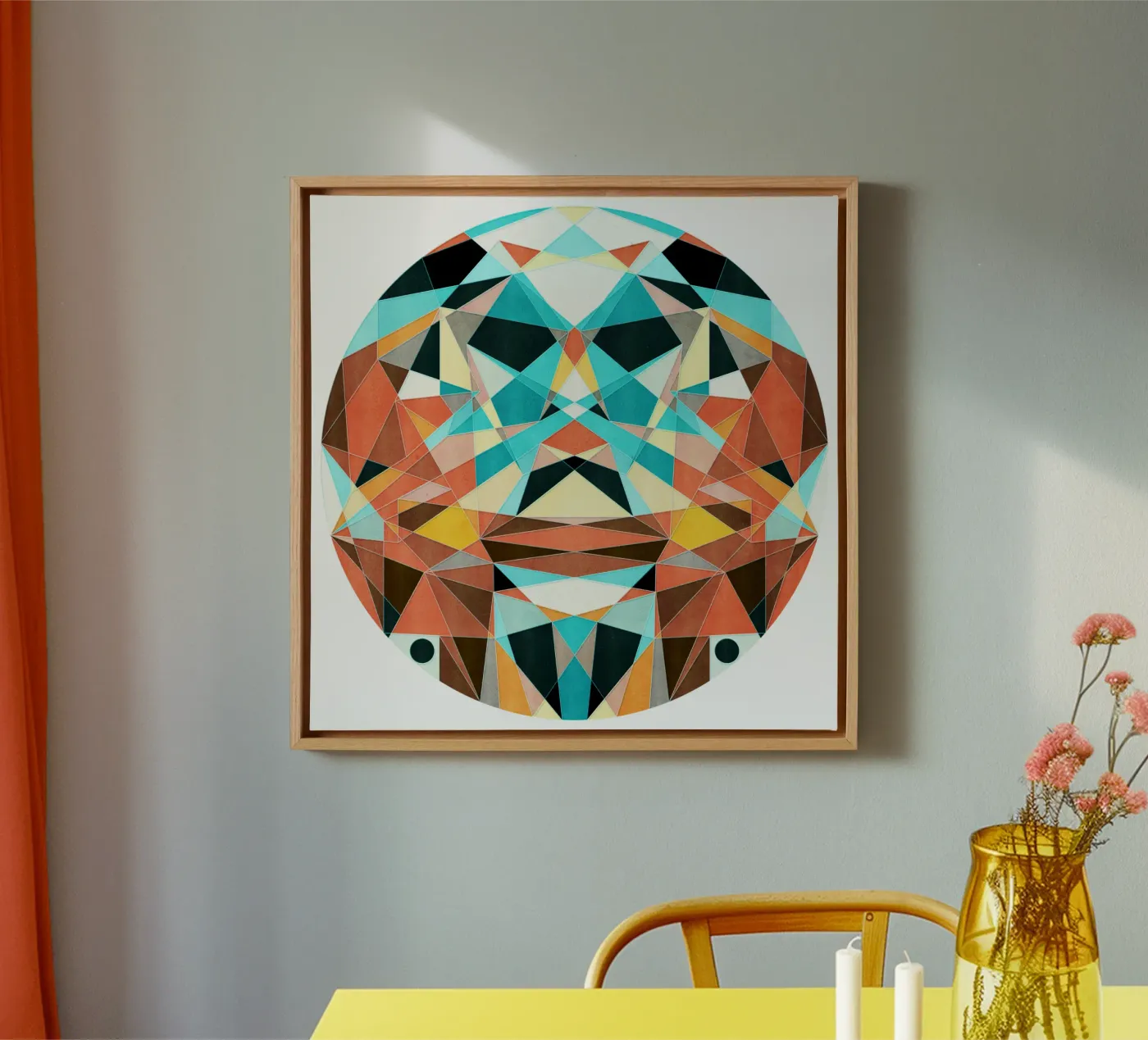 Optimism canvas by Abstract Joy