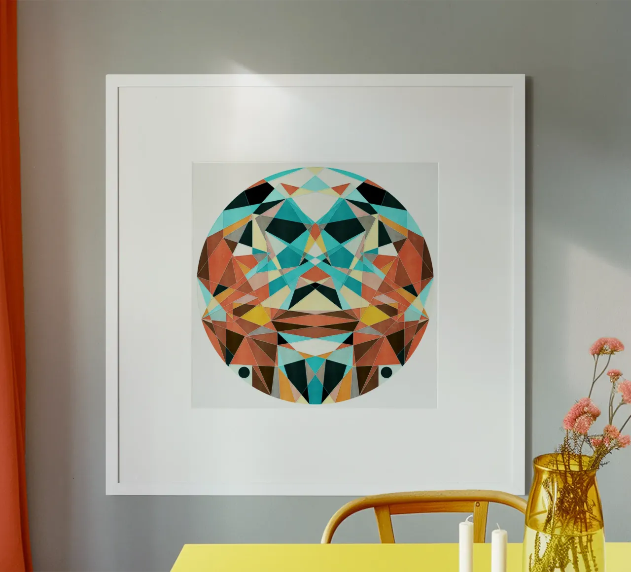 Optimisme poster van Poetry Geometry