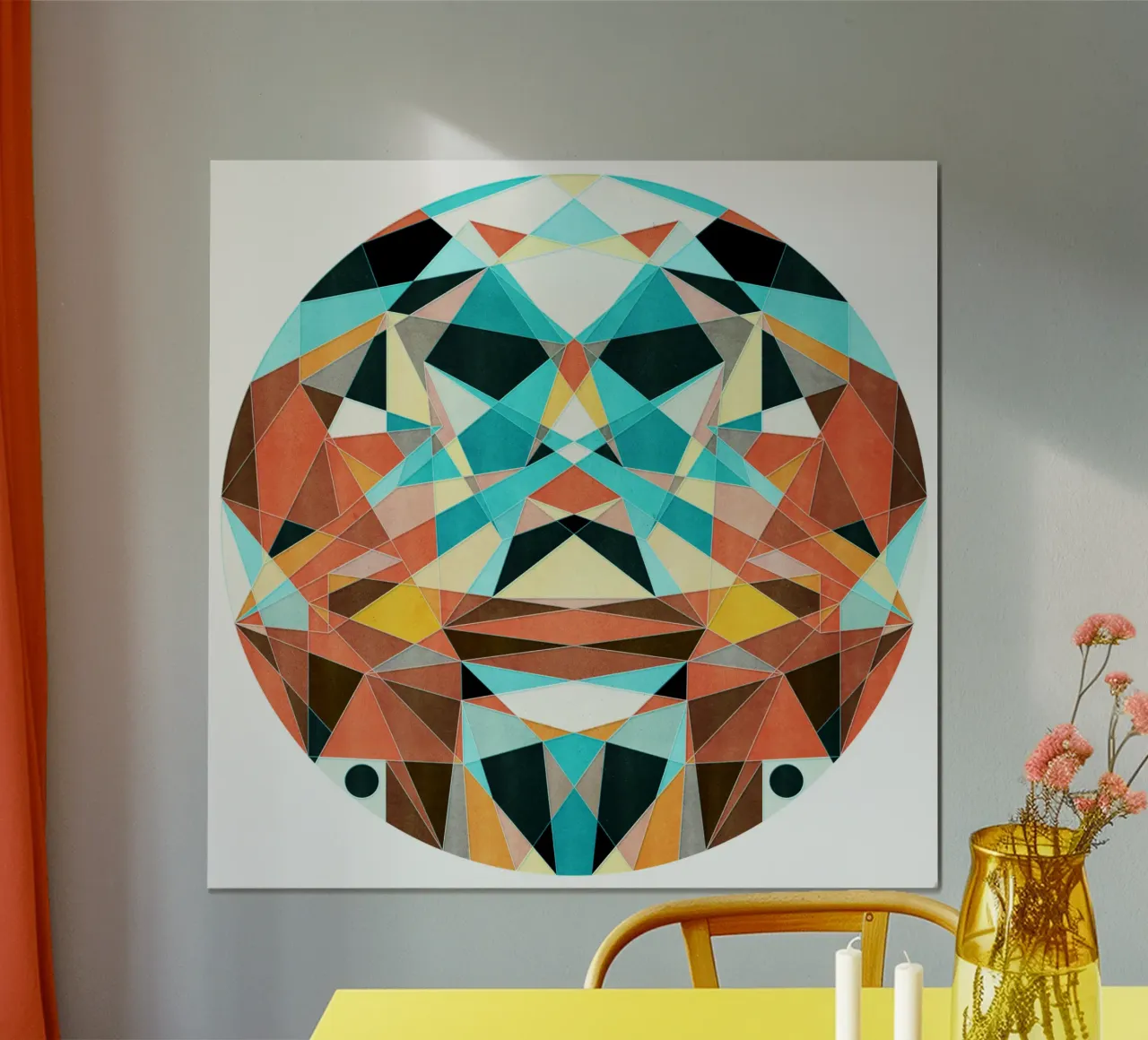 Optimisme poster van Poetry Geometry