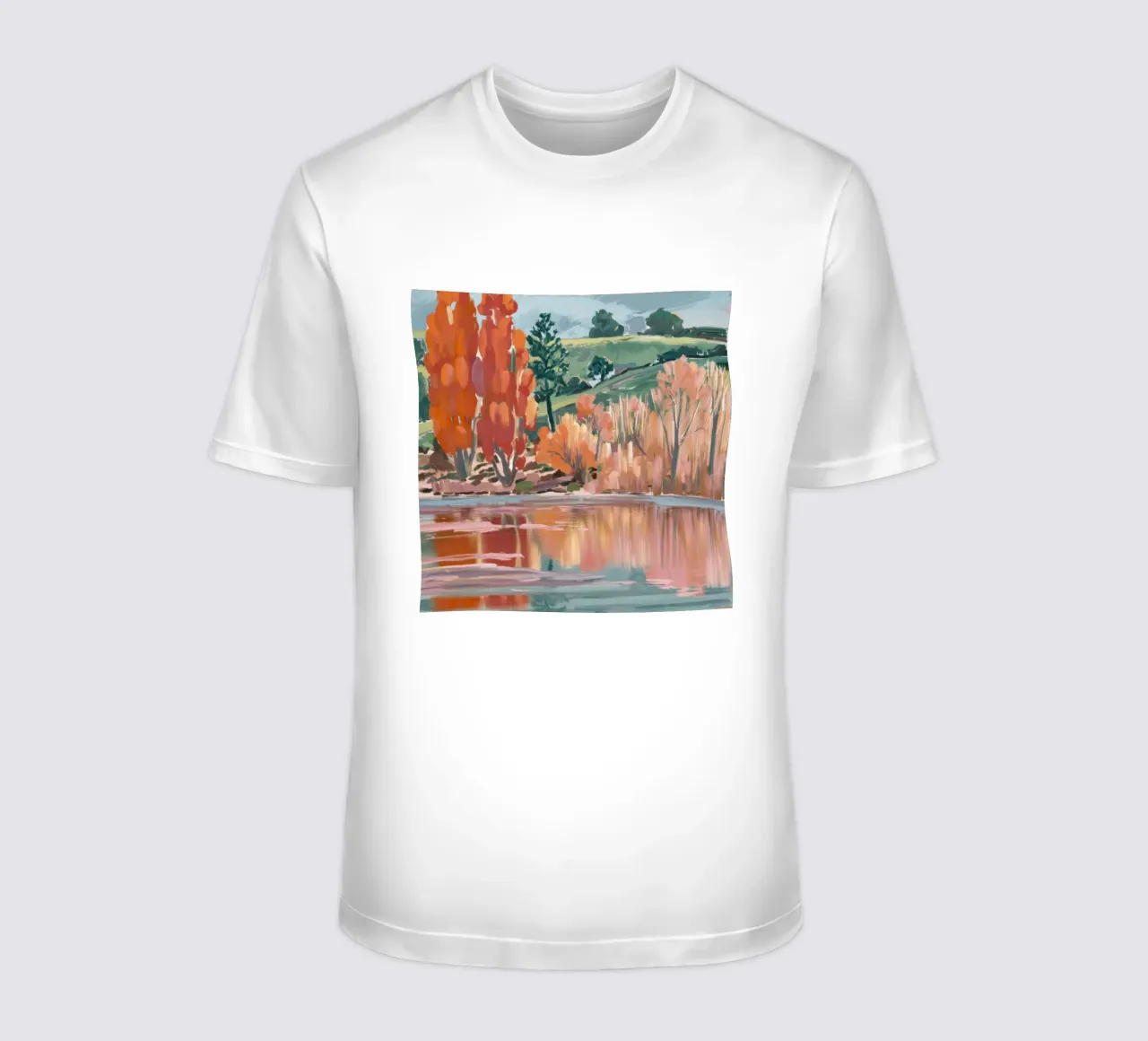 Golden Pond Whispers t-shirt de Solestice Strokes
